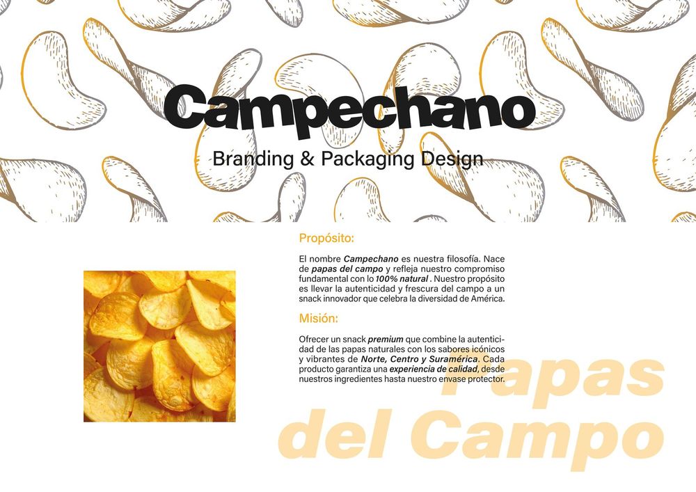 Presentación de la marca Campechano con su logotipo y sistema gráfico